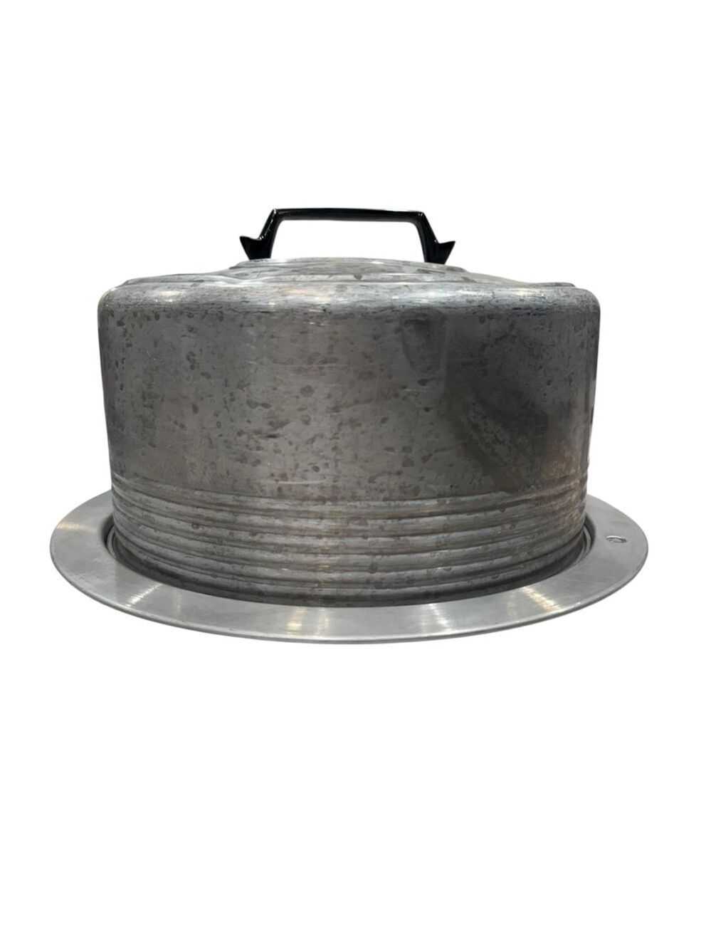 Vintage Regal Ware Aluminum Cake Carrier with Lid & Locking Base USA
